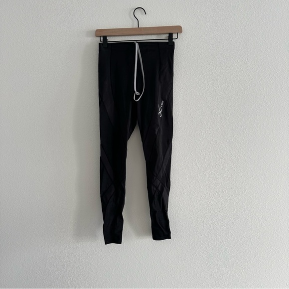CW-X Compression Tights Womens Medium Black Muscle Support - Picture 1 of 5
